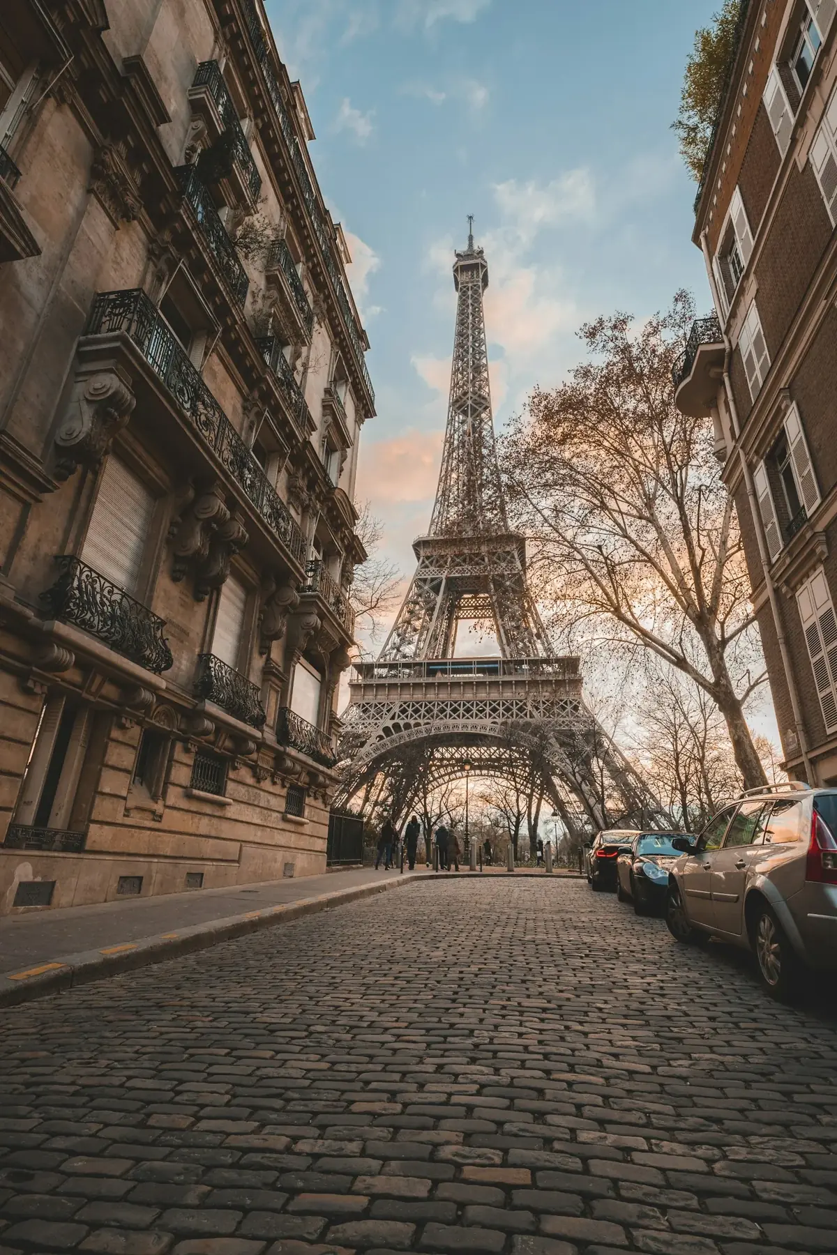 Immeubles parisiens et tour Eiffel